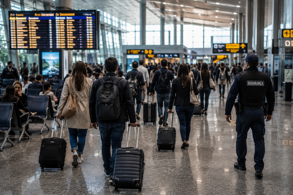 Aumento de furtos em aeroportos reforça cuidados durante viagens